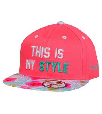 Maximo Cap Snapback Mädchen UV Schutz 30 THIS IS MY STYLE Flower Rot Gr. 55/57