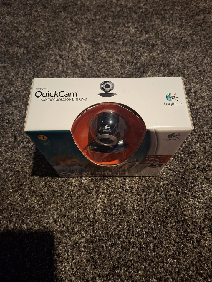Logitech QuickCam Logitech Communicate Deluxe Webcam Vintage 2007 New Sealed - Image 3 of 4
