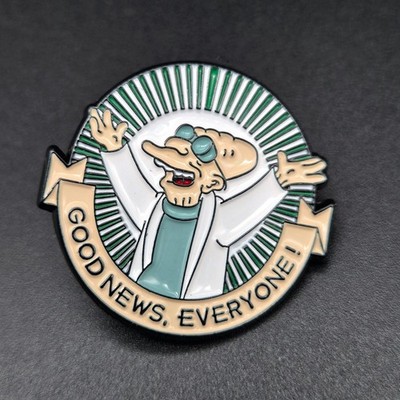 Futurama Professor Farnsworth Good news, everyone Pin Anstecker Anstecknadel