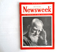 Newsweek &ndash; July 29, 1946 &ndash; George Bernard Shaw at 90
