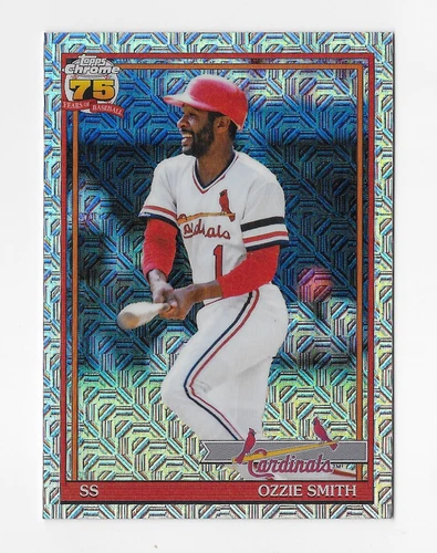 2026 Topps Series 1 - 1991 Topps Chrome Silver Pack Mojo Ozzie Smith #91C-32