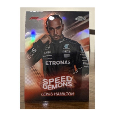 Topps Chrome Speed Demons Lewis Hamilton Mercedes SD-6 Formula 1 Card