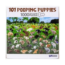 FunWares Puzzles 101 Pooping Puppies (1000 Pieces) SW (New)