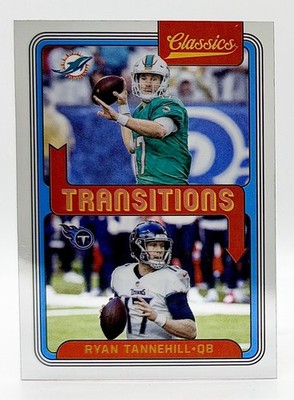 2021 Panini Classics Transitions Ryan Tannehill Tennessee Titans Dolphins