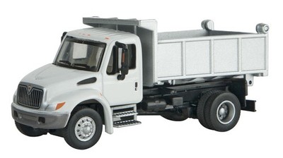 Walthers HO Scale International 4300 Single-Axle Dump Truck White Railroad MOW
