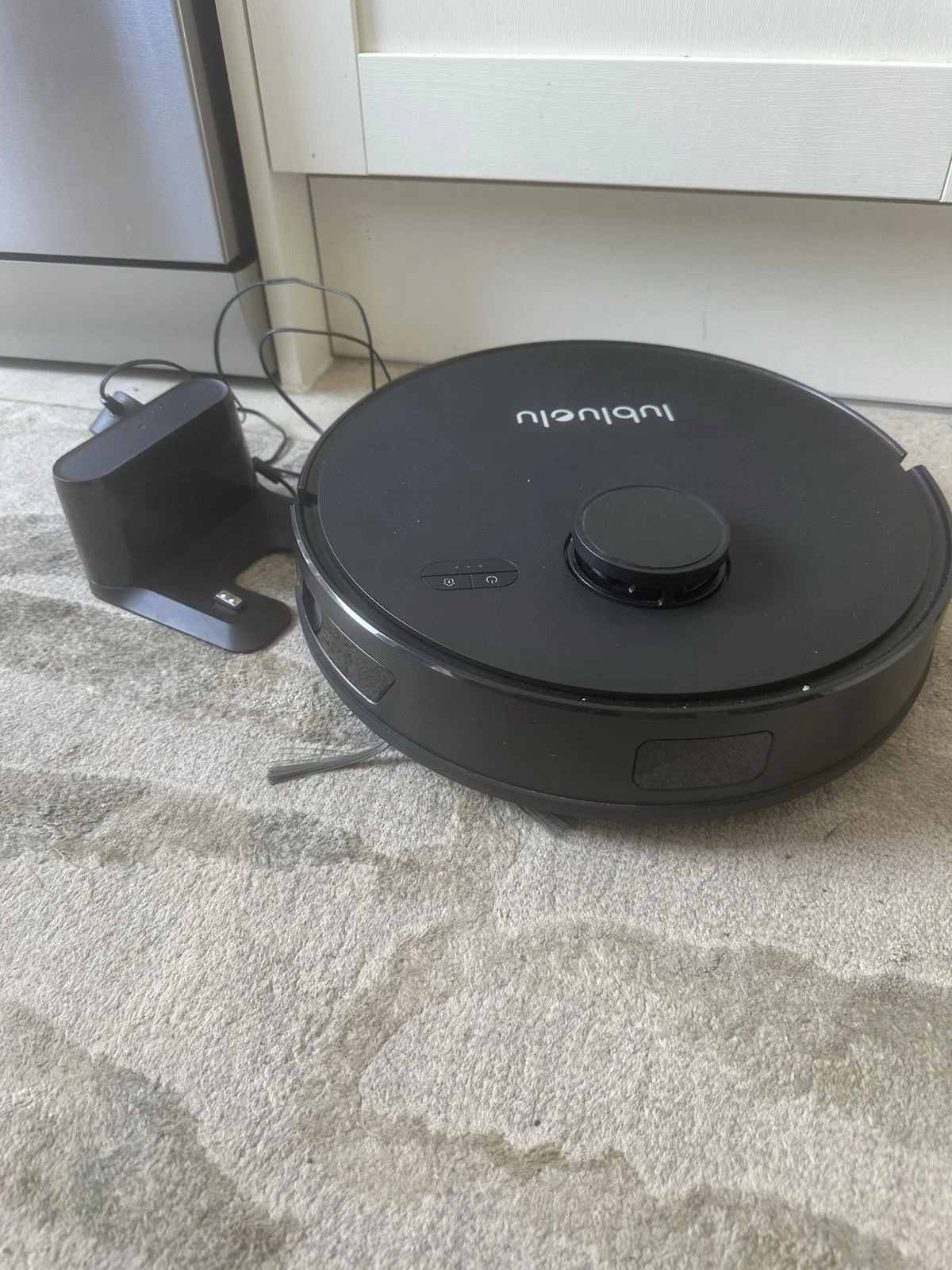 Lubluelu L15 Robot Vacuum Cleaner with Mop Combo Auto-Charging App Control Black
