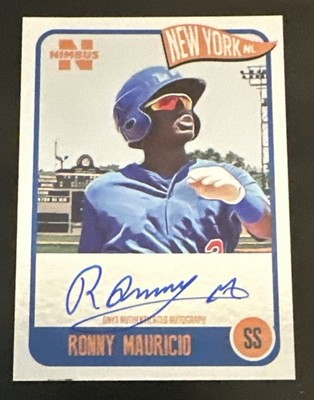 2020 Onyx Nimbus - Ronny Mauricio #NARM Silver Autographs /325 (AU, RC)