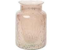 Blumenvase Vitrum Glas Ø 19 Cm H 25 Cm Taupe