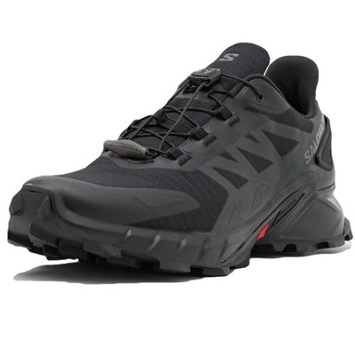 Salomon Supercross 4 Schuhe Größe 42 2/3 Cod 417362 Schwarz