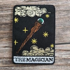 The Magician Tarot Card Witchy Occult Embroidered Iron on Patch