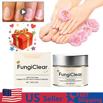 New FungiClear Phrena Nail Care Cream With Tea Tree Oil, Oregano Oil, Vitamin E~