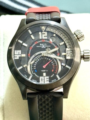 Ball Engineer Master II Diver TMT Date Temperature Sport Men's Watch.