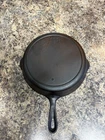 Vintage Early Lodge Cast Iron #8 Raised Number Skillet Pan Arc Logo + Heat Ring