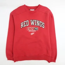 Detroit Red Wings CCM Sweatshirt Crewneck Size Medium NHL