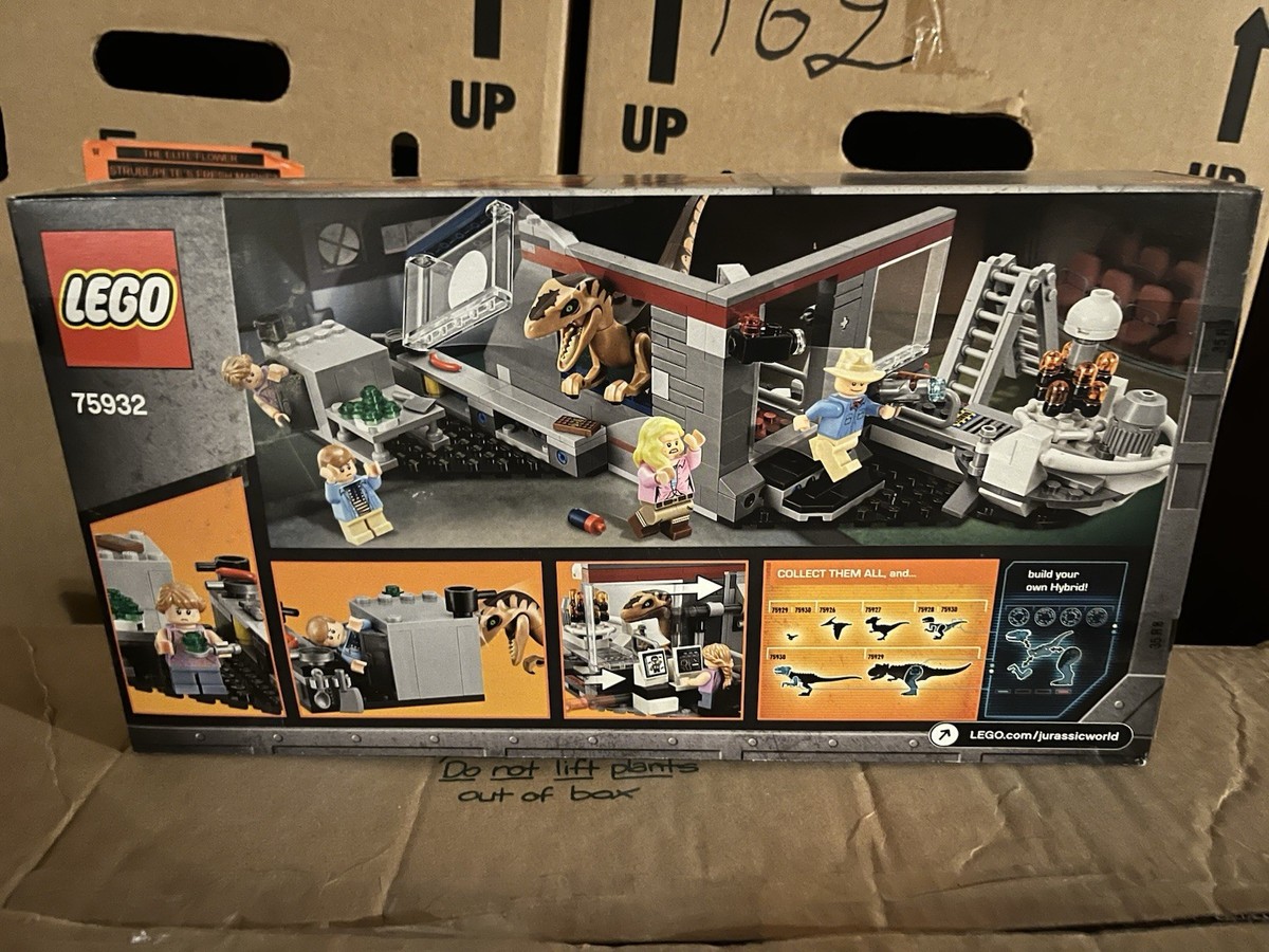 Lego Jurassic World Jurassic Park Velociraptor Chase 75932 360 PCS