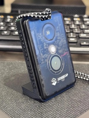 Custom Meshtastic SenseCAP T1000-E Charging Cradle (Upright) | V2