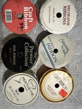 6 Rolls 6 Colors of Packaging or Decorative Ribbon