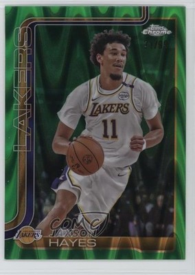 2025-26 Topps Chrome Green RayWave Refractor 71/99 Jaxson Hayes #125 13d7