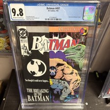 Batman #497 CGC 9.8   Bane Breaks Batmans Bac...