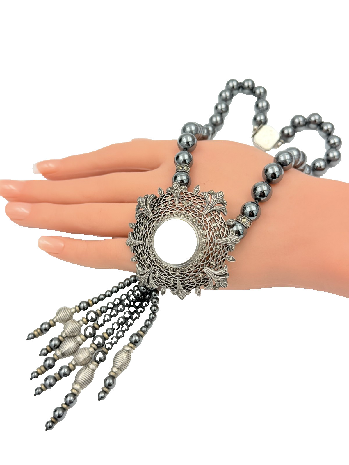 Contemporary Massive Statement Sterling Silver He… - image 8