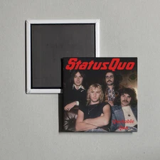 Status Quo - Quotable Quo Album Cover Locker Fridge Magnet