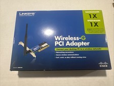 Linksys WMP54G Wireless-G PCI Adapter With Antenna