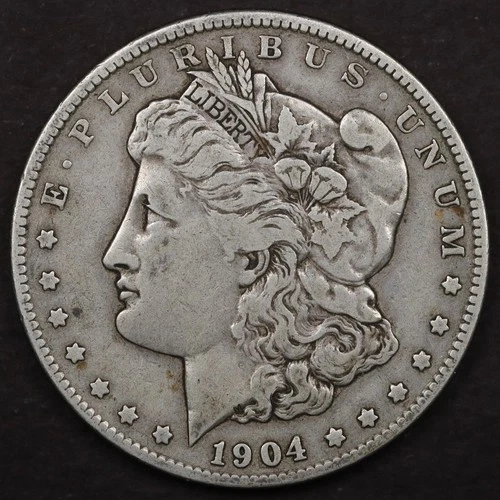 1904-S Morgan Silver Dollar - VF
