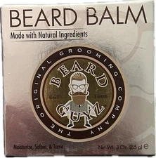 Beard Guyz Beard Balm Made w/Natural Ingredients Moisturize, Soften & Tame 3 Oz