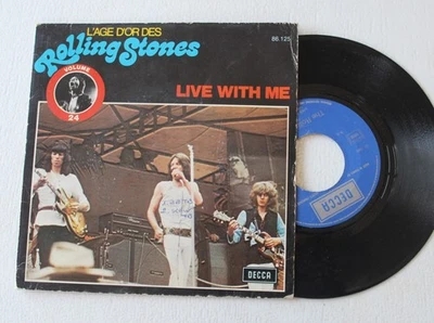 Rolling Stones , live with me / let it bleed - l'age d'or volume 24 , 45 tours - Photo 1/2