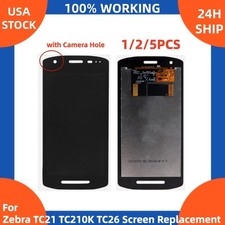 100 For Zebra TC21 TC210K TC26 1-5PCS LCD Display Touch Screen Digitizer lot