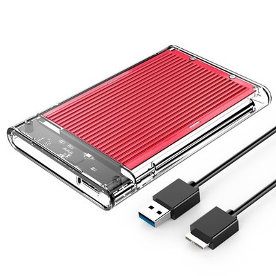 2,5'' Zoll USB 3.0 Festplattengehäuse Aluminium Pad Case für SATA III HDD/SSD