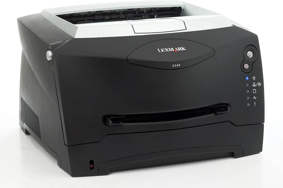 LEXMARK E240 USB PARALLEL DESKTOP A4 MONO LASER PRINTER 28S0200 -NO TONER & DRUM - Image 4 of 4