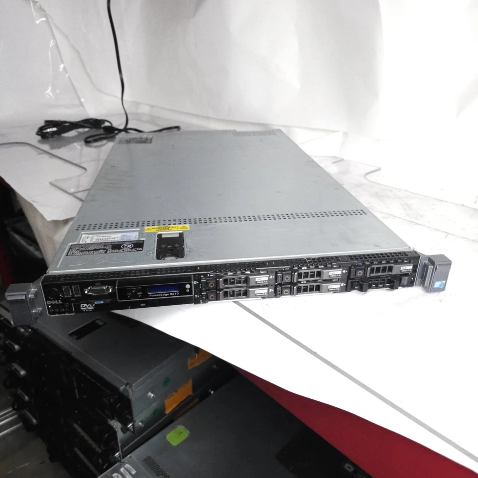 Dell PowerEdge R610 Server 1x Xeon E5520 2.27 GHz 8 GB RAM 250gb hdd linux os - Image 2 of 4