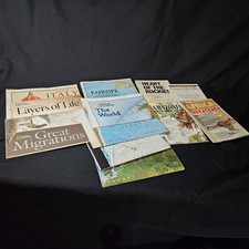 National Geographic Maps Lot of 12 - World Europe Egypt Italy Rockies Gulf