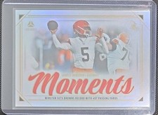 2025 Panini Luminance Jameis Winston Moments Case Hit Browns - RARE
