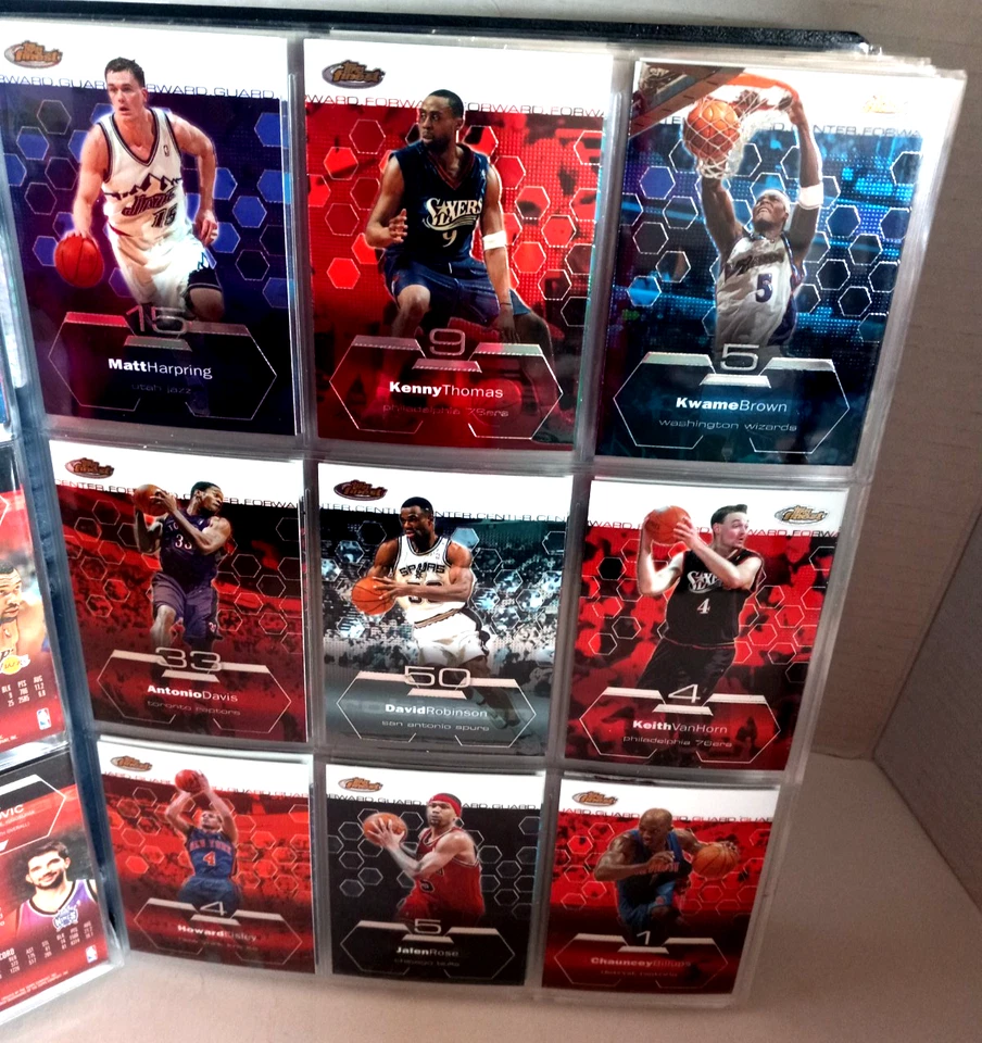 2002-03 TOPPS FINEST COMP. SET 1-100 CARDS  KOBE A LAKER, JORDAN A WIZARD - Image 3 of 4