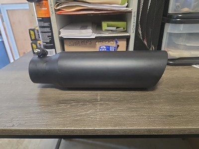 Sleek SPEEDFX exhaust tip. Is 304 stainless steel with a high temperature black