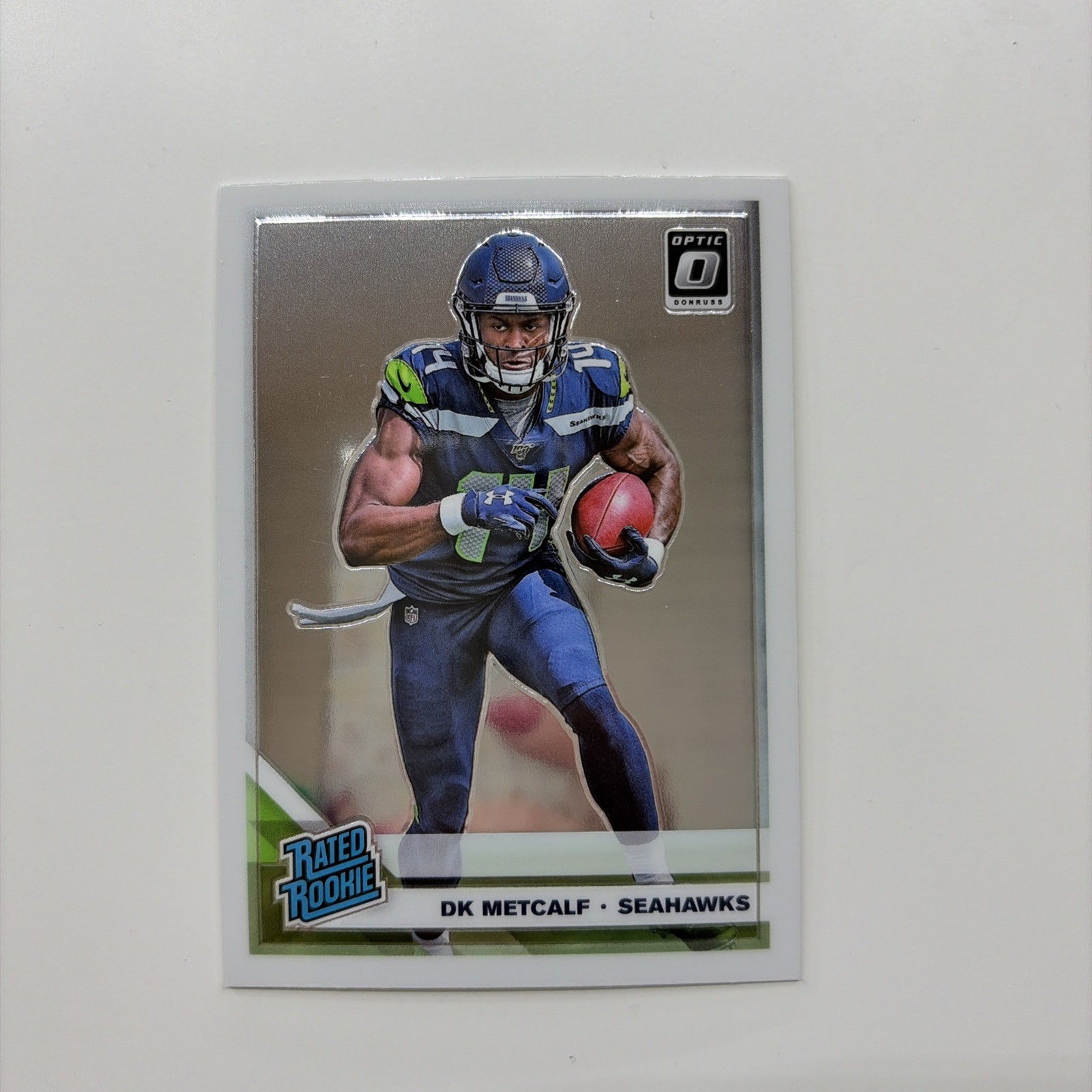 2019 Panini Donruss Optic DK Metcalf Rated Rookie Base Card #163 Seahawks