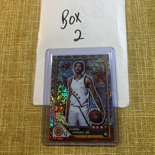 topps chrome mcdonalds Basketball 2025-26 Chris Cenac Jr. McDonald Refractor