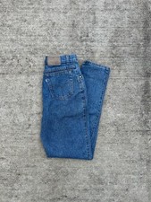 Vintage 90s Levis 900 Series Womens Tapered Jeans Size 7 Made In USA Red Batwing