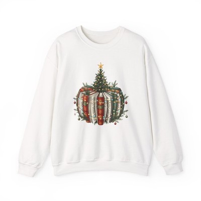 Patchwork Christmas Tree Sweatshirt | Holiday Cozy Crewneck