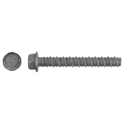 RED HEAD LDT-1240 Screw Anchor,Hex,1/2 in,PK25 4BU99