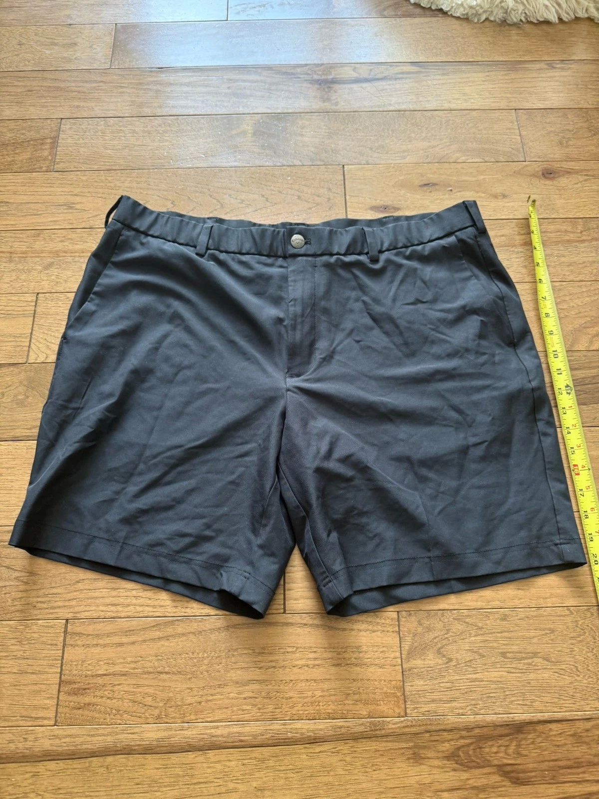 Callaway Men's Black Twill Chino Shorts Flat Front Solid sz 40 Golf Shorts
Opens in a new window or
