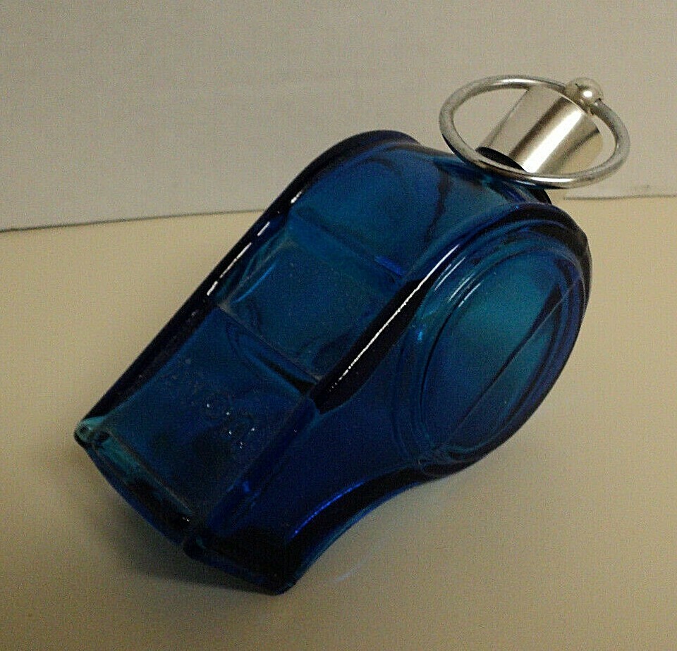 トラザラ 120ml エイボン Vtg Coblat Blue Avon Big Blue Whistle Decanter/Bottle After Shave