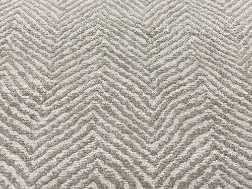 GP & J Baker Zig Zag Chevron Weave Fabric- Summit Parchment 3.10 yds BF10677.225 - Picture 2 of 3