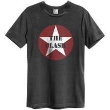 The Clash Star Logo Vintage Tee , Short Sleeve Cotton T-shirt, Size S to 5XL