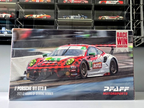 1/18 Spark Pfaff Porsche 911 GT3 R Winner 12h Sebring 2021 Raced version
