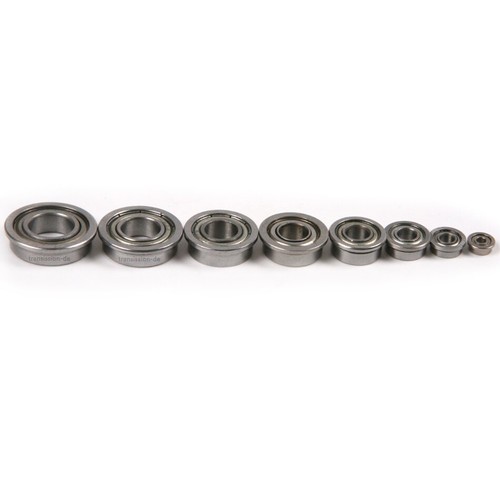 F/MF ZZ Kugellager mit Bund Flansch 2*5*2.3mm-30*42*7mm Rillenkugellager Bearing - Picture 4 of 7