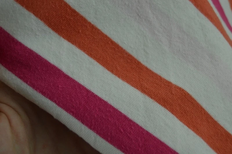 Antigua manta de seguridad azul marino rosa blanco naranja rayas bebé Lovey polar algodón Foto 4 de 4