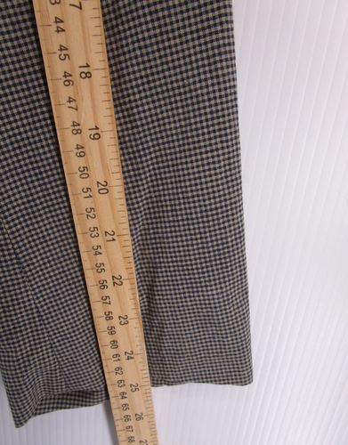 VINTAGE Structure Blazer Men 42 Gray Blue Jacket Sport Coat Plaid Preppy 90s - Picture 6 of 13